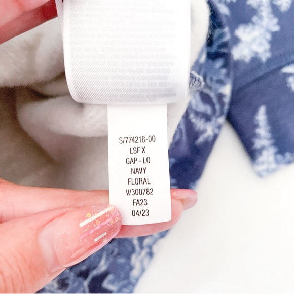 Loveshack Fancy x Gap Kids Floral Unisex Hoodie New - Picture 6 of 9